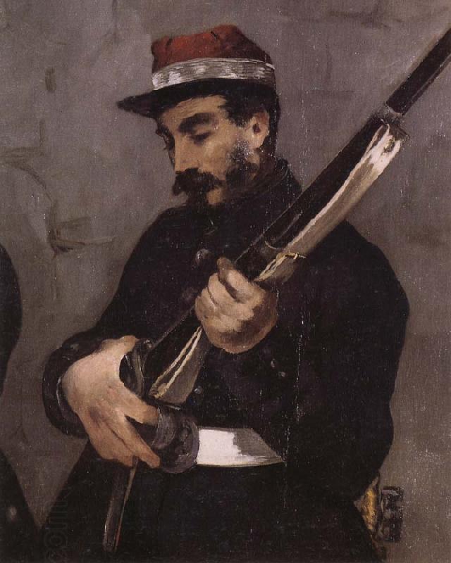 Edouard Manet Details of The Execution of Maximilian oil painting picture